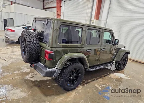 2023 Jeep Wrangler Sahara 4Xe from USA, damaged, VIN 1C4JJXP65PW528726